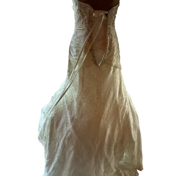 David’s Bridal wedding g dress size 14